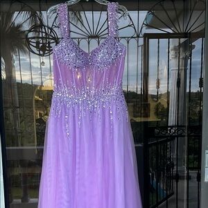 Sparkling Lavender Gown